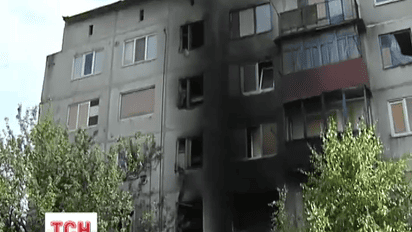 Красногоровка попала под вражеский артиллерийский обстрел