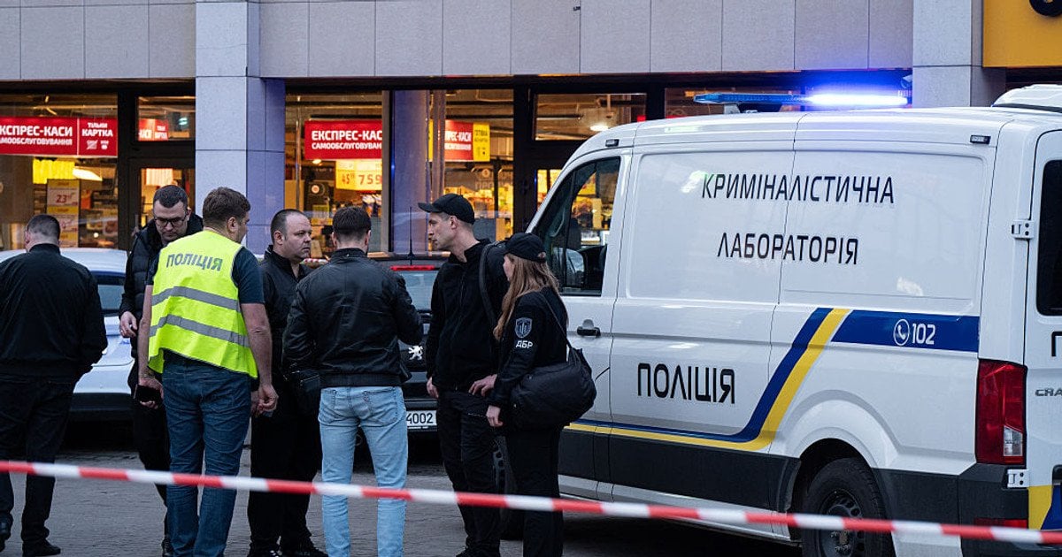 Місце теракту у Києві