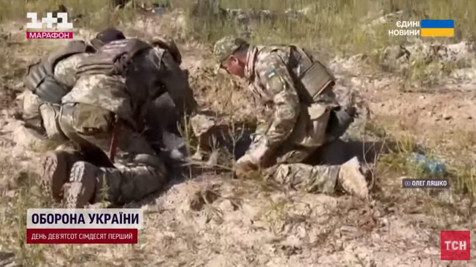 Олег Ляшко став комбатом і дослужився до лейтенанта / Скриншот із сюжету ТСН / © 