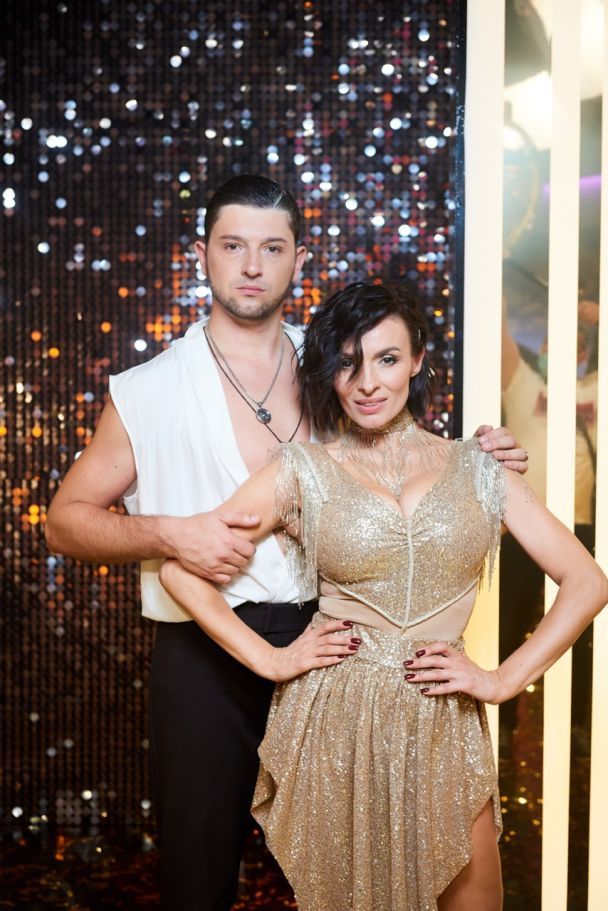 Надія Мейхер та її партнер Кирило Васюк / © пресслужба каналу "1+1"