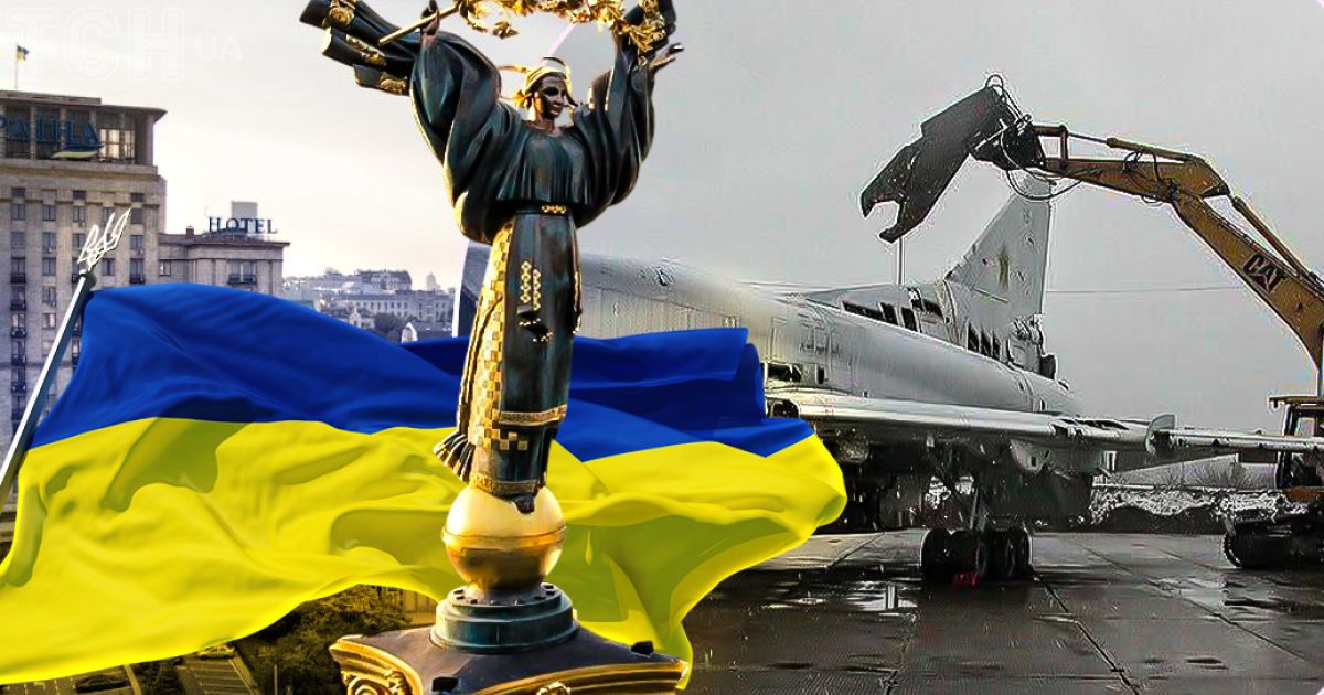 Уничтожение последнего украинского бомбардировщика Ту-22м3/Коллаж ТСН.ua