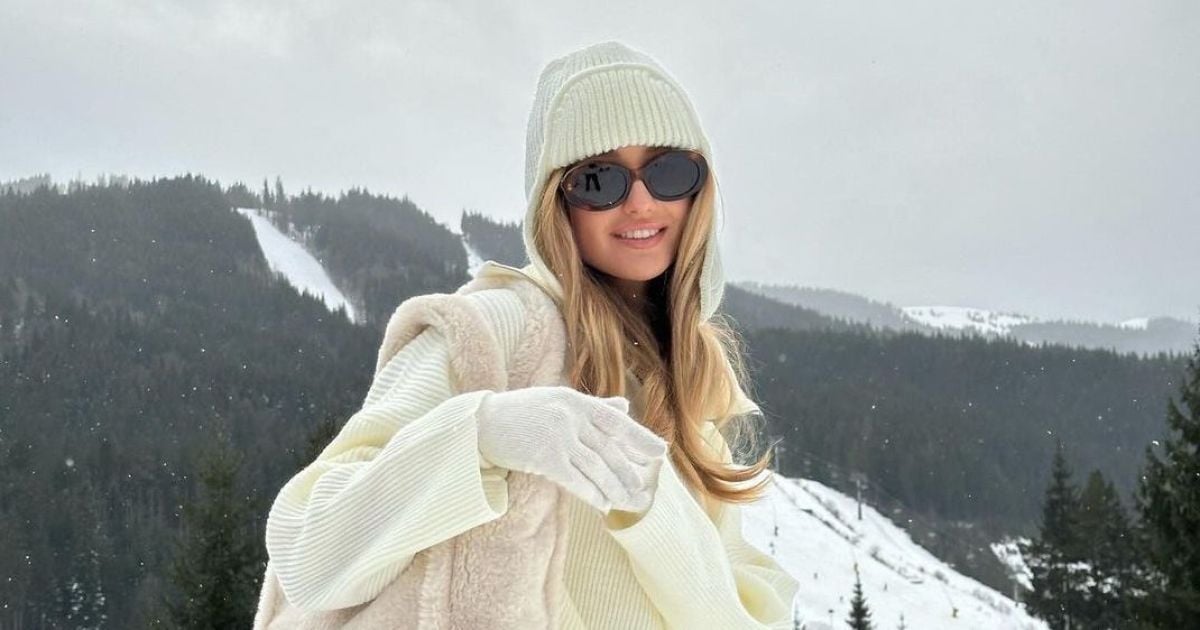 Алла Барановская с сыном отдыхает в Буковеле