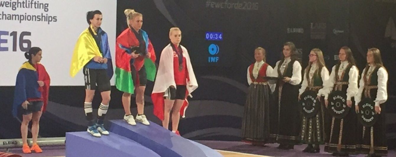Українська важкоатлетка здобула "срібло" чемпіонату Європи