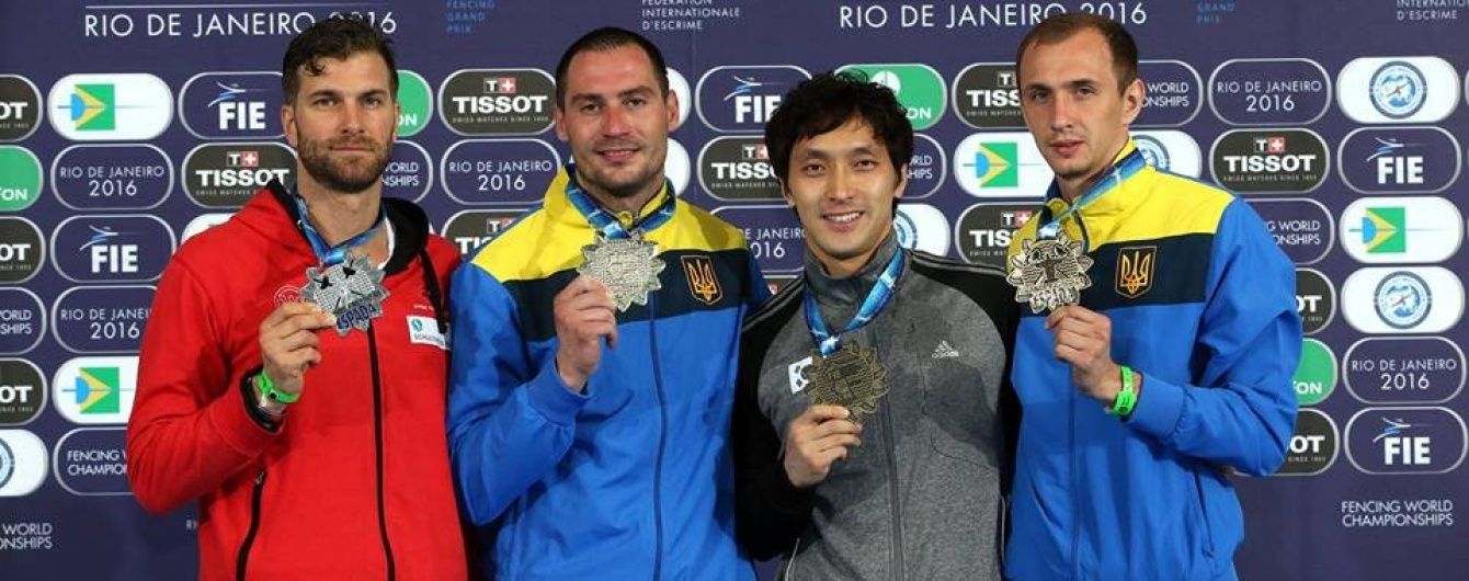 Українські шпажисти вибороли дві нагороди на передолімпійському турнірі в Бразилії