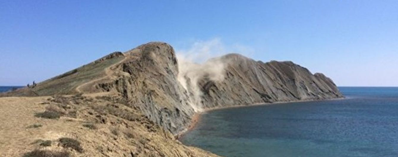 В окупованому Криму обвалився мис Хамелеон