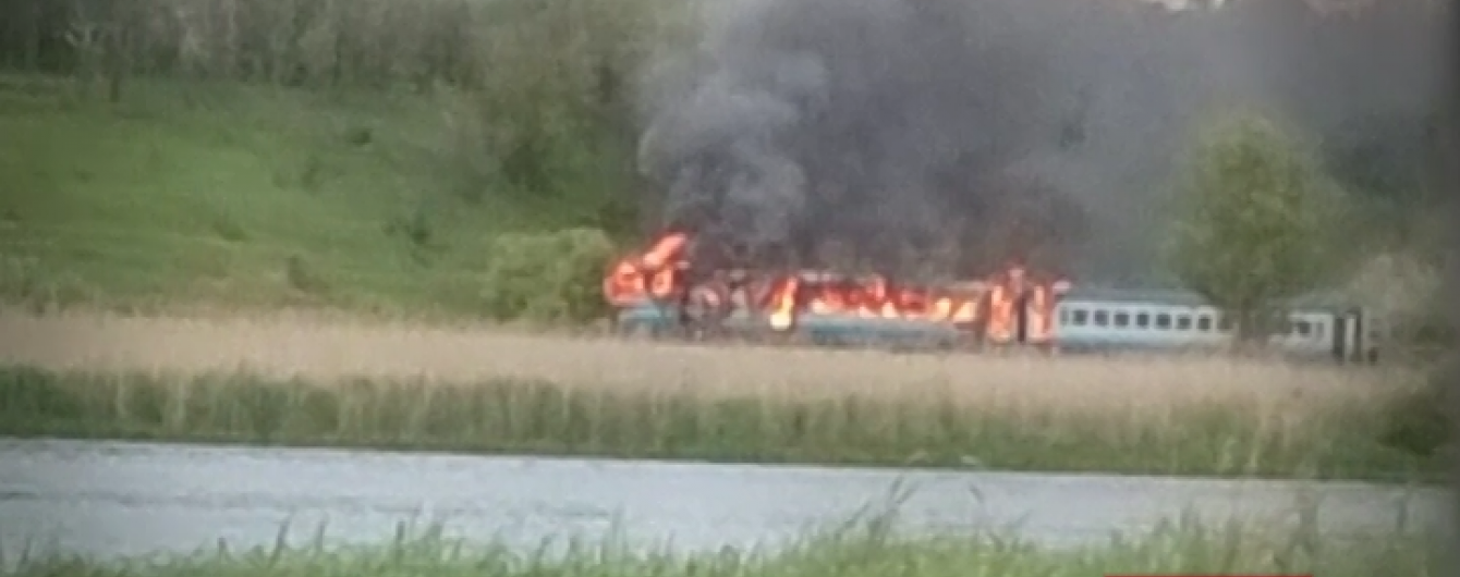 На Вінниччині під час руху загорівся потяг із 300 пасажирами