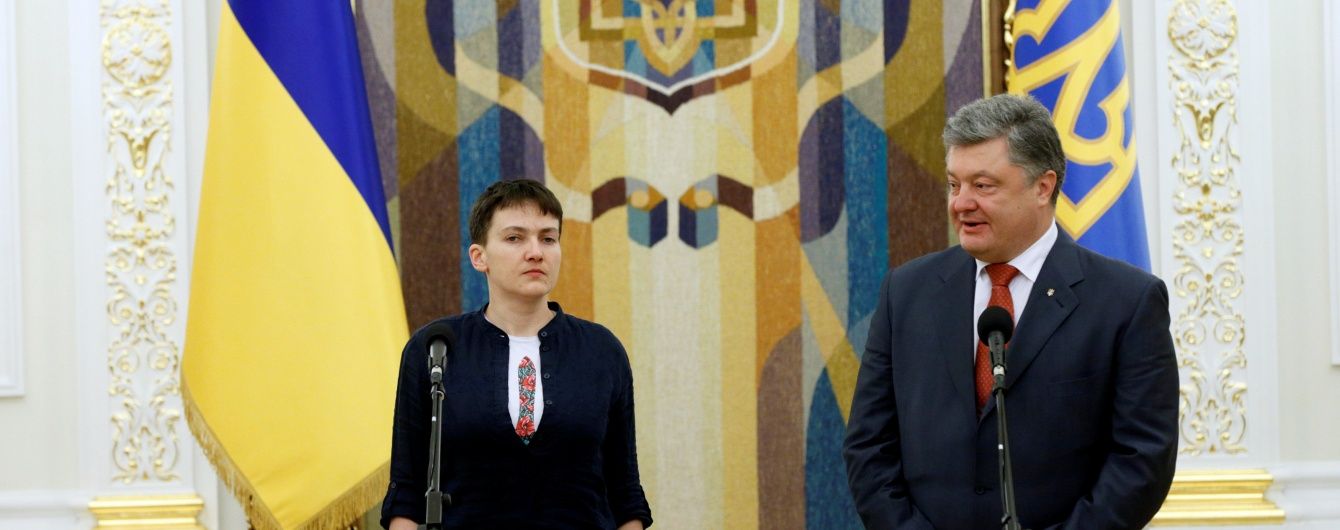Савченко переказала привіт росіянам: Треба вставати з колін
