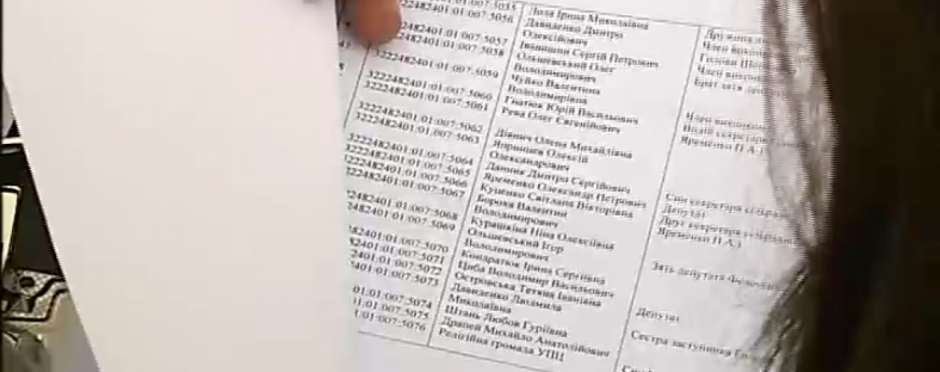 На Київщині місцеві депутати розділили землі АТОвців між собою