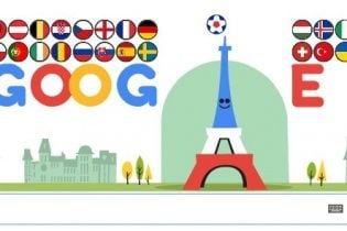 Євро-2016.У Франції "переодягли" Google до старту чемпіонату з футболу