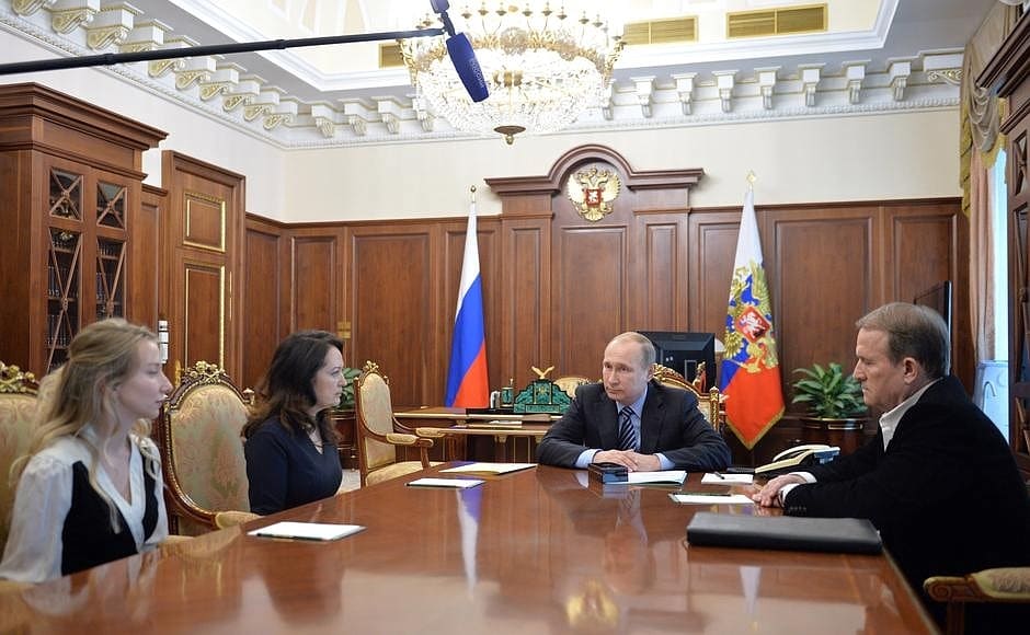 Путін, Медведчук, Корнелюк