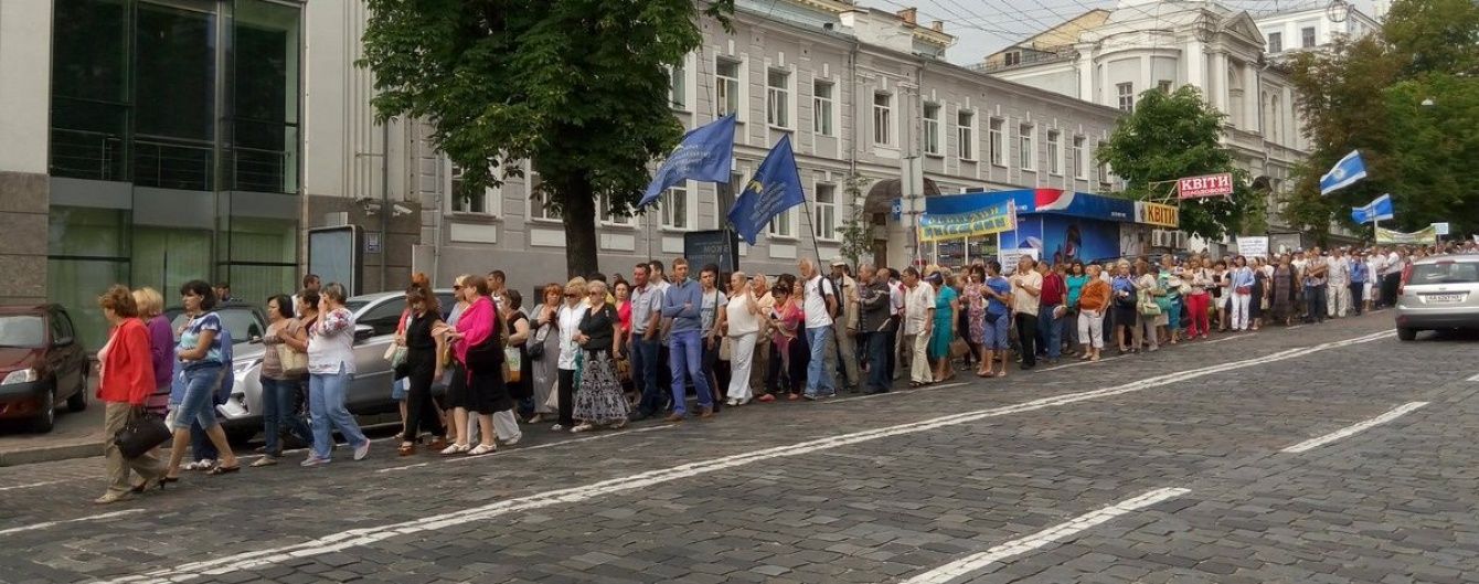 Профспілки не зібрали і тисячі протестувальників на заявлений 50-тисячний мітинг