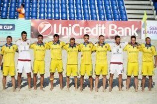 Збірна України з пляжного футболу розгромила Францію у відбірковому раунді Євроліги-2016