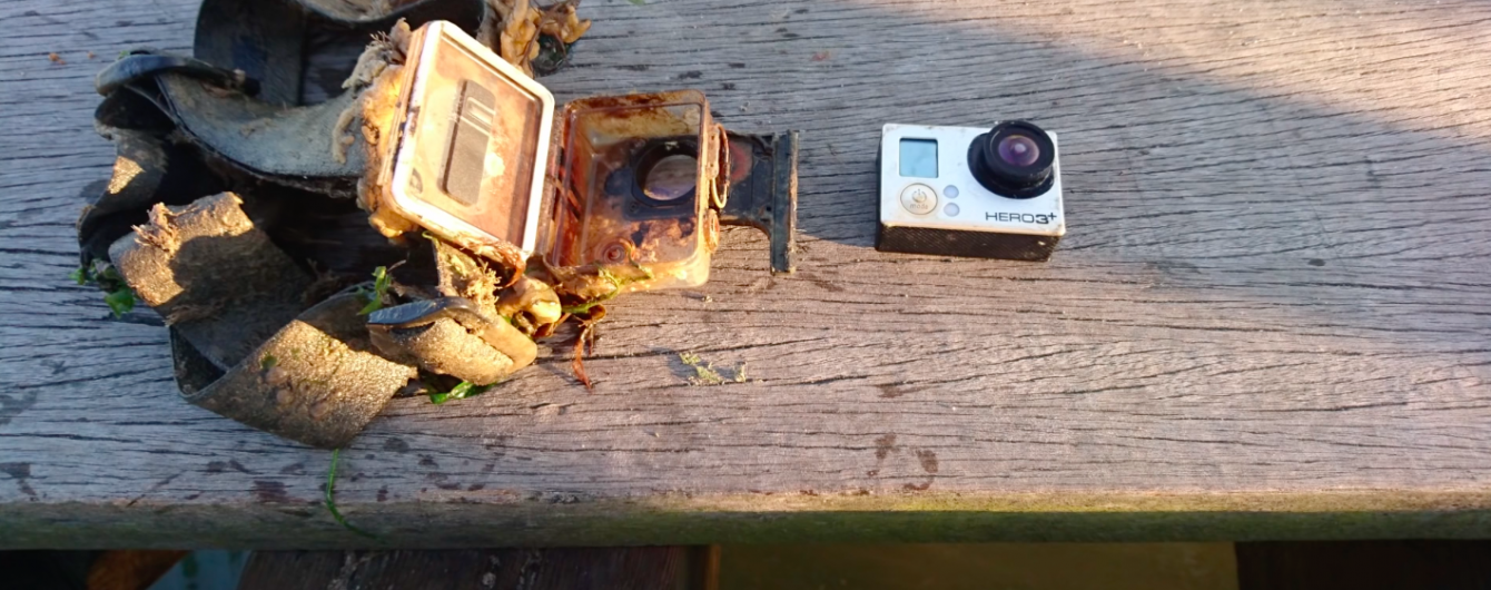 Загублена камера GoPro рік знімала життя на дні озера