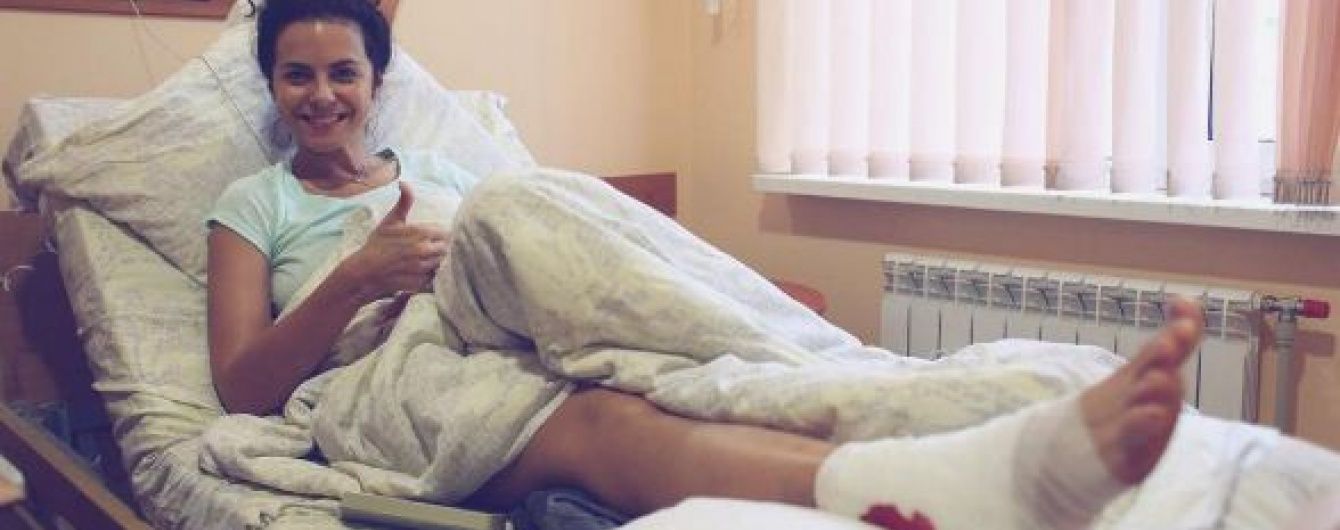 Насті Каменських зробили операцію після невдалого стрибка з парашутом