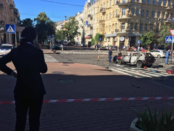Загибель Шеремета місце трагедії