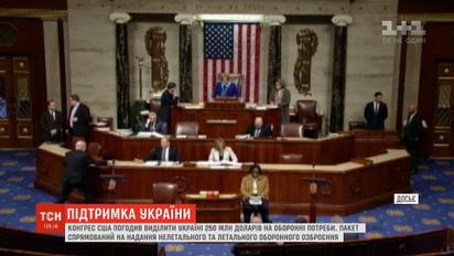250 мільйонів доларів на безпеку України: Конгрес США погодив фінансову допомогу