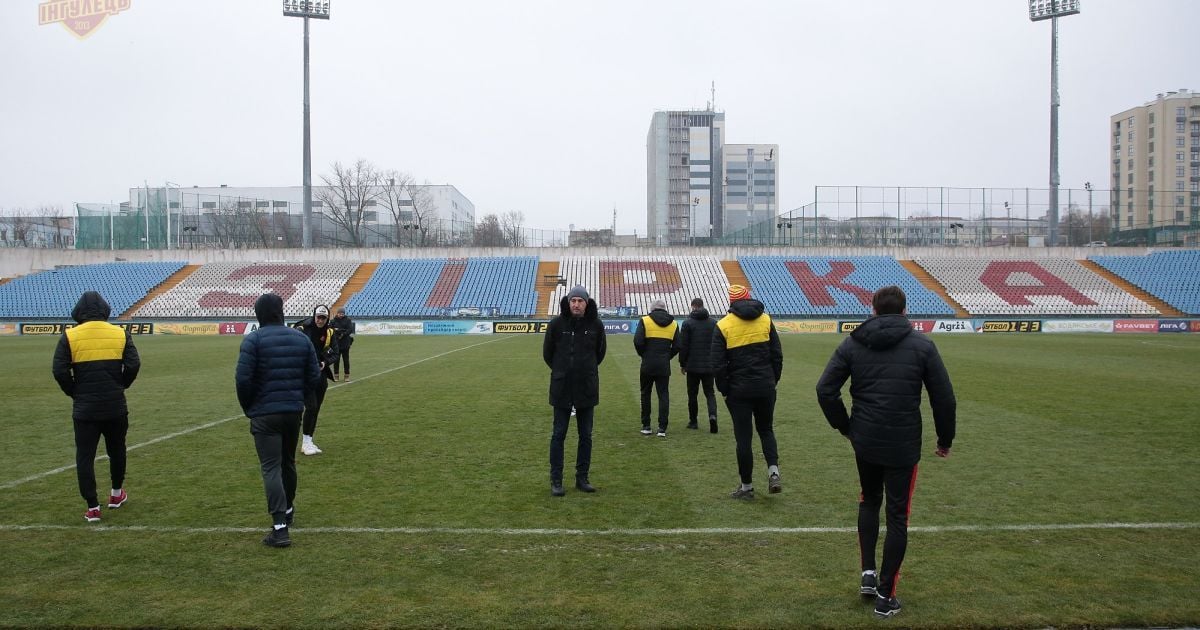 "Ингулец" на стадионе "Звезда" в Кропивницкому/facebook.com/FCInhulets