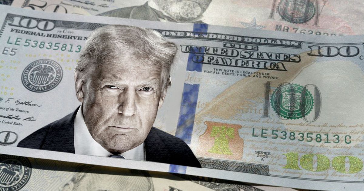 Дональд Трамп на 100 доларах