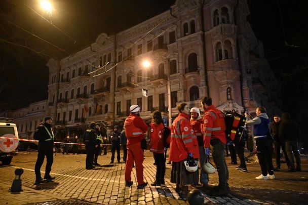 Le conseguenze dell'attacco missilistico a Odessa del 31 gennaio / © Facebook/Hennadiy Trukhanov