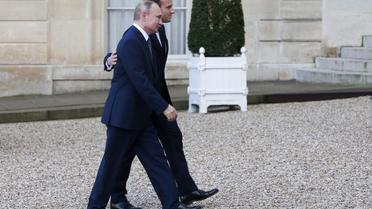 Володимир Путін та Еммануель Макрон, Париж, нормандський саміт_2 / © Associated Press
