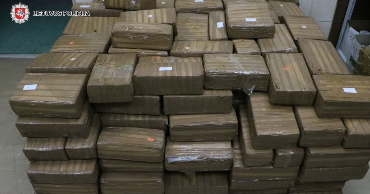 У Литві затримали найбільшу в історії країни партію наркотиків. Її везли до Росії