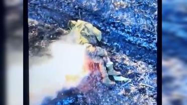 Знищення піхоти РФ з дронів під Бахмутом