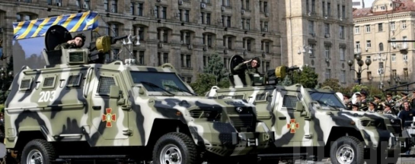 На День Незалежності Києвом пройдуть понад 200 одиниць військової техніки