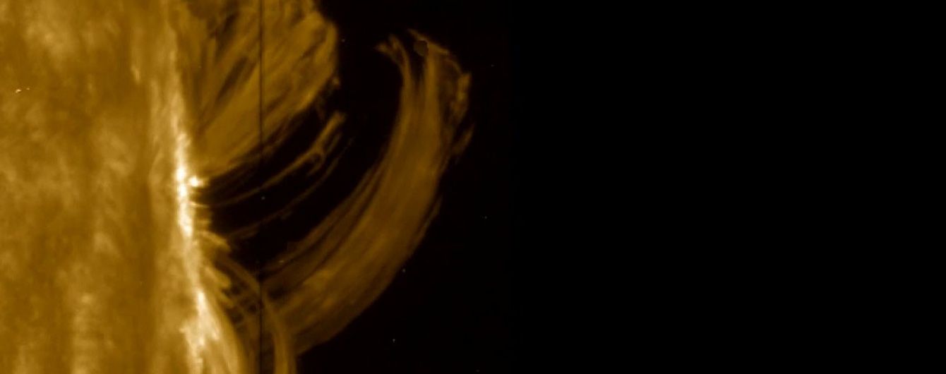 NASA показало відео "коронального дощу" на Сонці