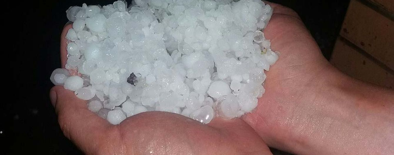 Полтаву накрила жахлива злива із градом розміром 5-копійчаної монети