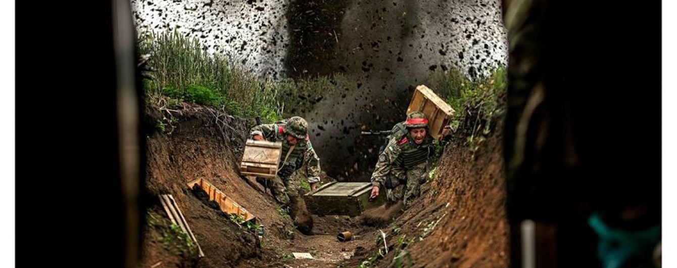 Бойовики прямим влучанням знищили бліндаж морських піхотинців у Широкиному