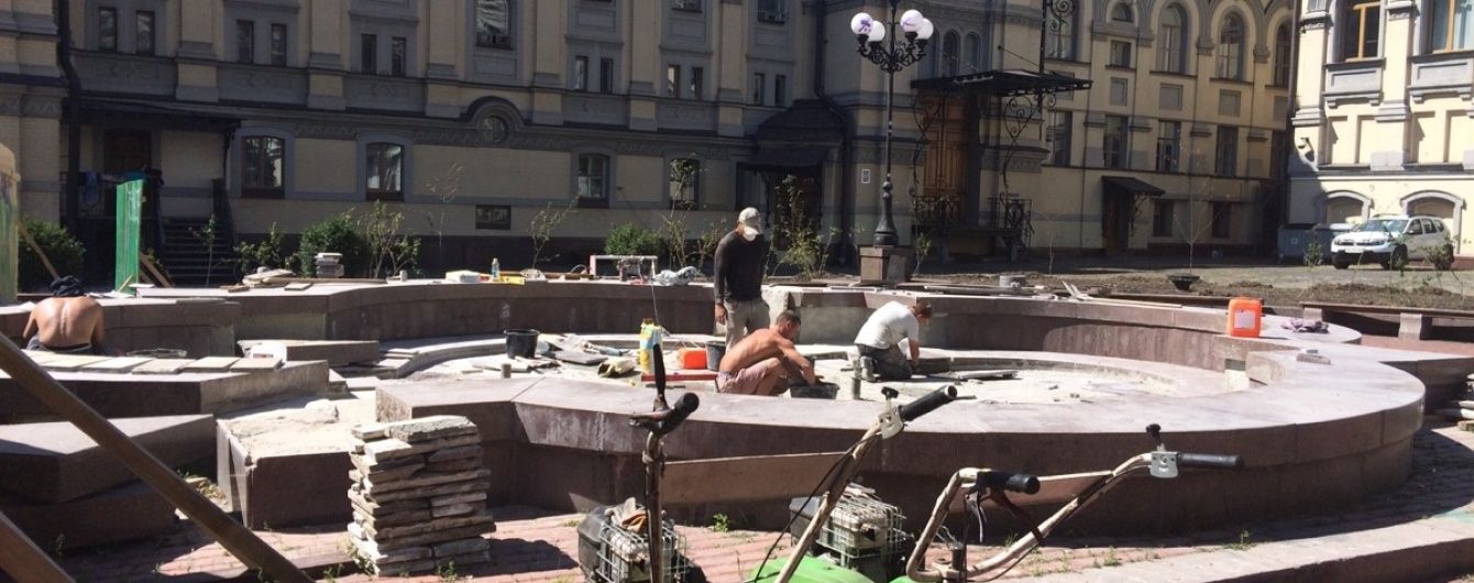 У Києві біля Оперного театру відновлять світломузичний фонтан, що гратиме гімн