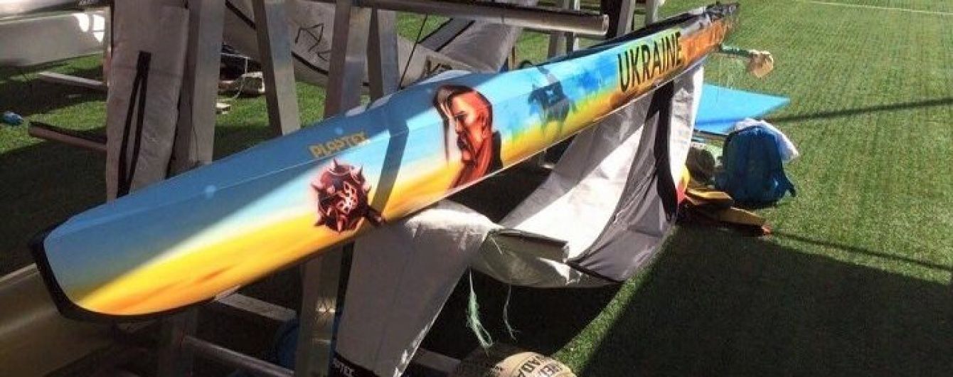 Олімпійський чемпіон Чебан розкрив сенс малюнка на своєму човні: український народ - це уср*ся, але не підкорюся