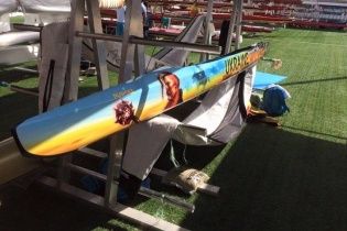 Олімпійський чемпіон Чебан розкрив сенс малюнка на своєму човні: український народ - це уср*ся, але не підкорюся