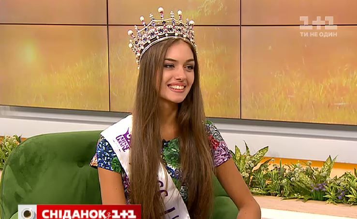 Міс Україна 2016 у Сніданку з 1+1 _1