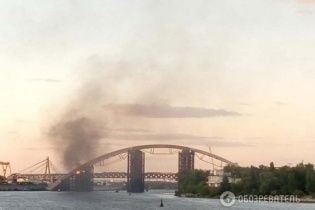 У Києві горів недобудований міст