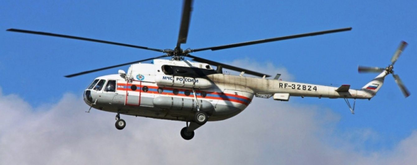 У Підмосков'ї розбився вертоліт МНС Росії, увесь екіпаж загинув