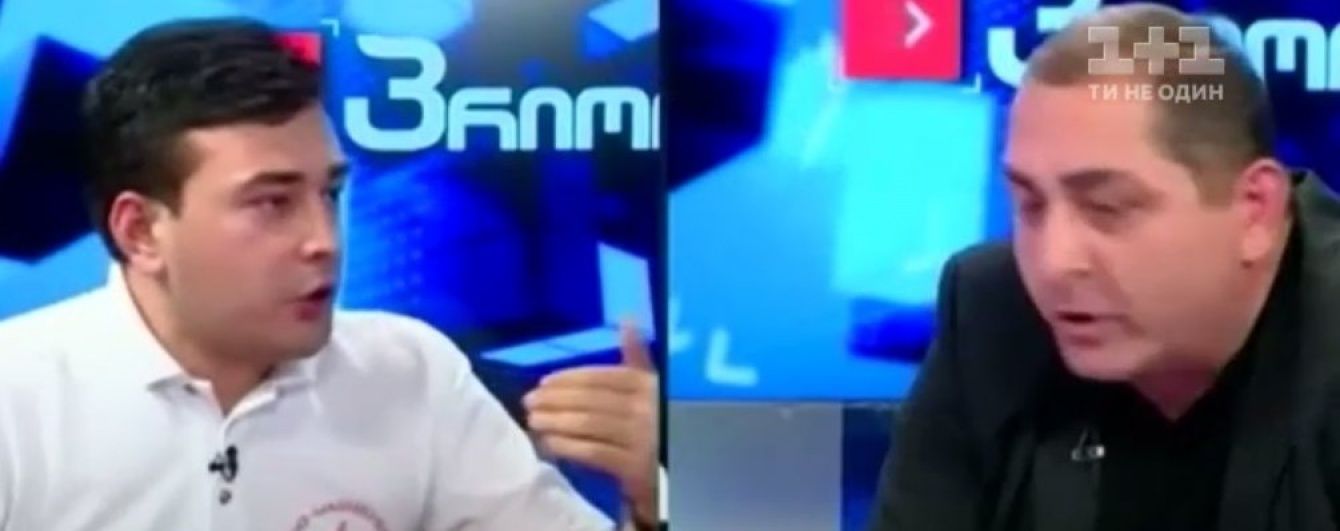 "Гарячі" грузинські політики побилися під час дебатів у прямому ефірі