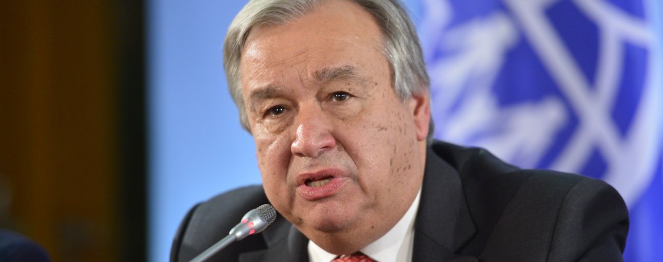 Генсека ООН призвали во время визита в РФ поговорить с Путиным об украинских политзаключенных
