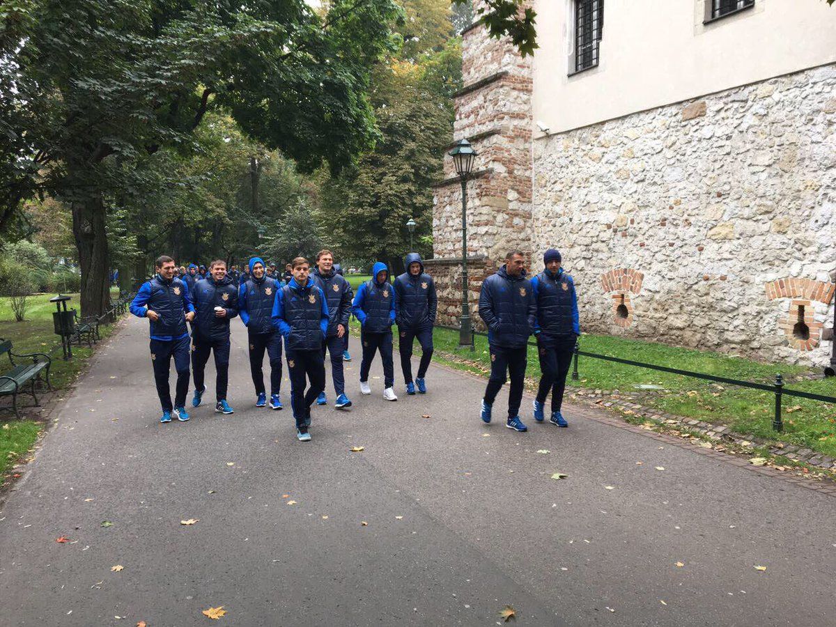Збірна України у центрі Кракова_2