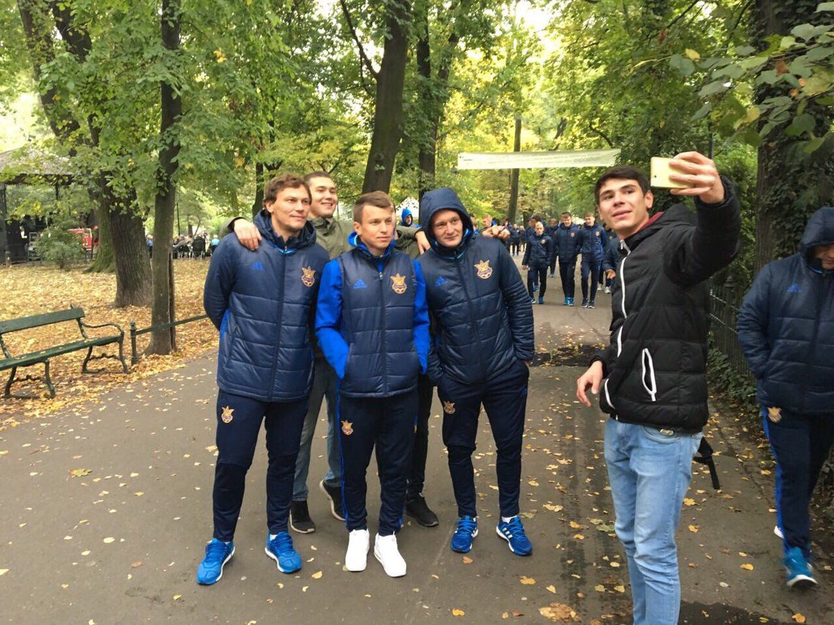 Збірна України у центрі Кракова_3