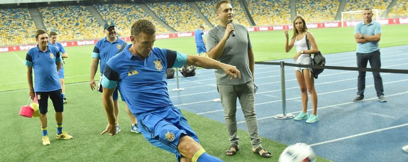 Шевченко: збірній України подобається грати у творчий футбол