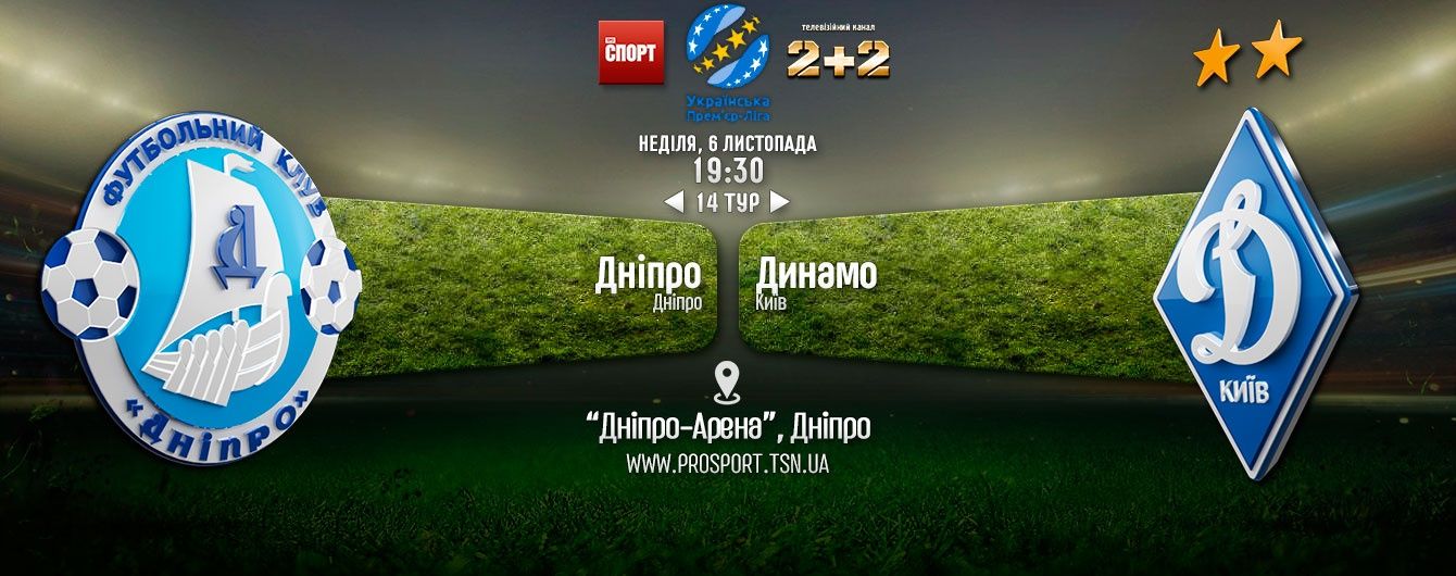Дніпро - Динамо. Відео матчу