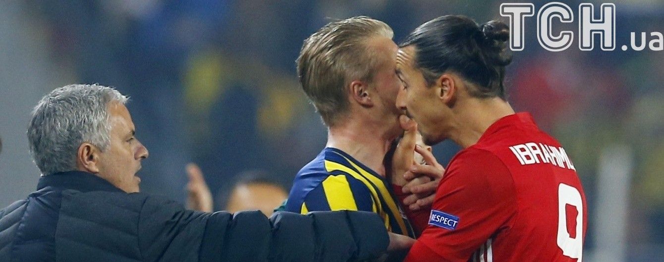 Ібрагімович ледь не задушив гравця "Фенербахче" під час матчу Ліги Європи