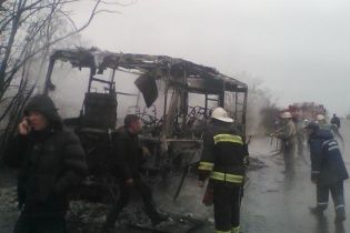 На Харківщині під час руху загорівся рейсовий автобус