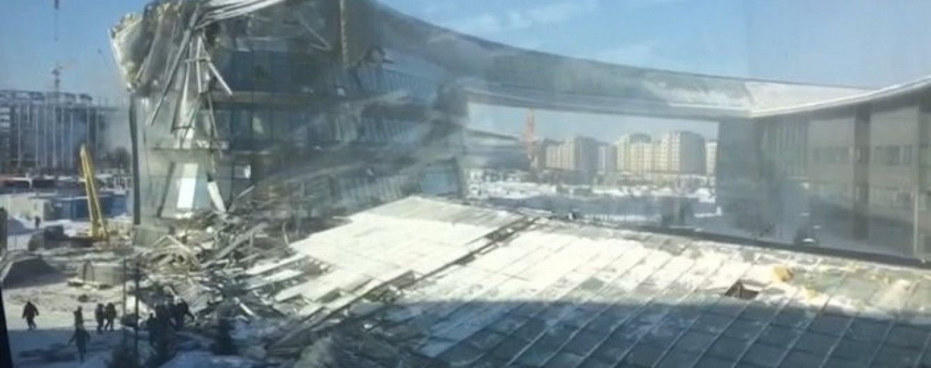 Наче землетрус. У Казахстані стався обвал на будівництві споруди Всесвітньої виставки