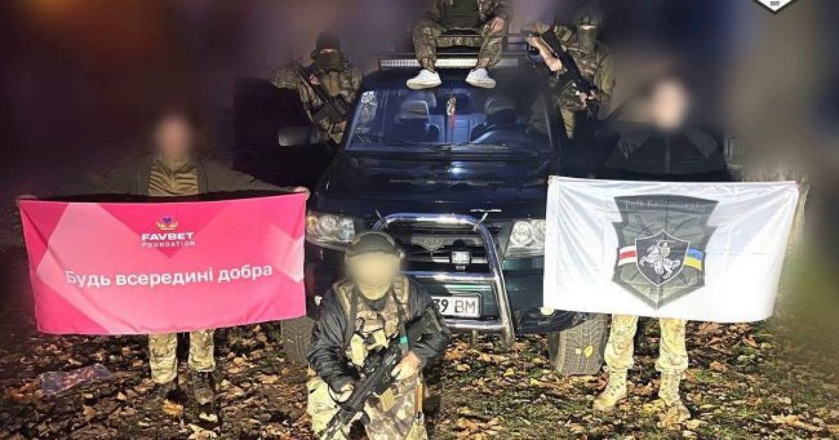 Полк Калиновського отримав позашляховик за сприяння Favbet Foundation