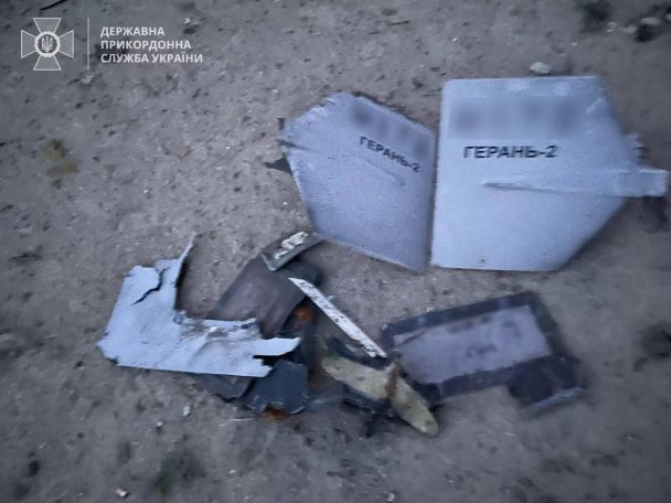 Сбитые вражеские дроны в Одесской области / © МВД