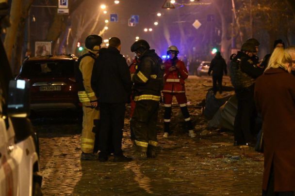 Le conseguenze dell'attacco missilistico a Odessa del 31 gennaio / © Facebook/Hennadiy Trukhanov