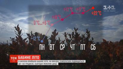 Синоптики прогнозують тиждень бабиного літа в Україні