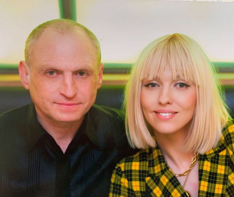 Оля Полякова з чоловіком / © instagram.com/polyakovamusic